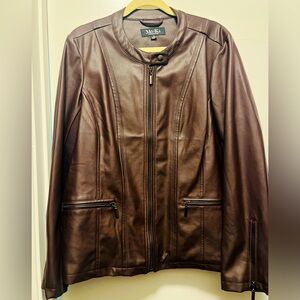 1X Mo-Ka faux leather jacket